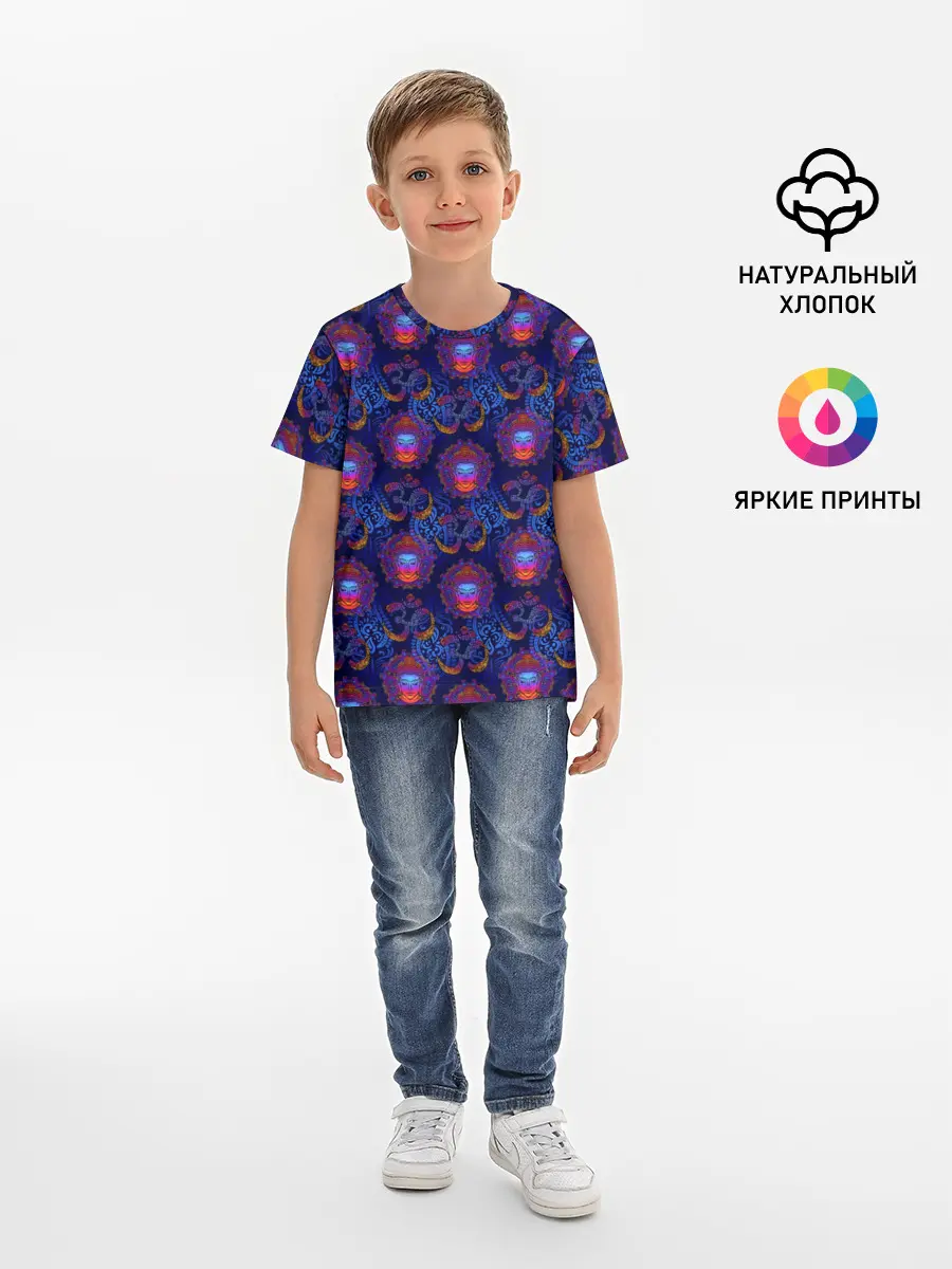 Детская базовая футболка / Мантра ОМ