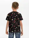 Детская базовая футболка / Блестящие звезды на черном