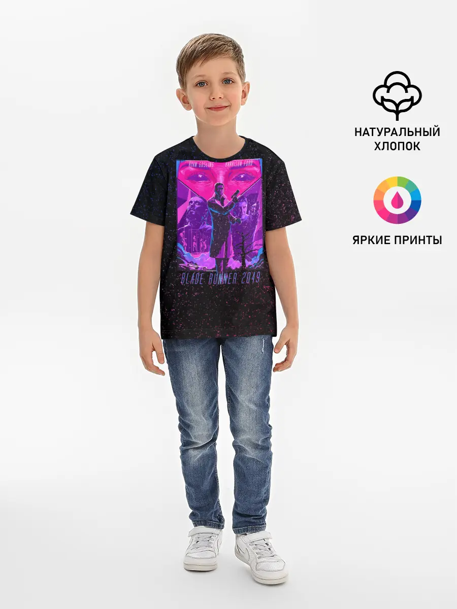 Детская базовая футболка / Бегущий по лезвию