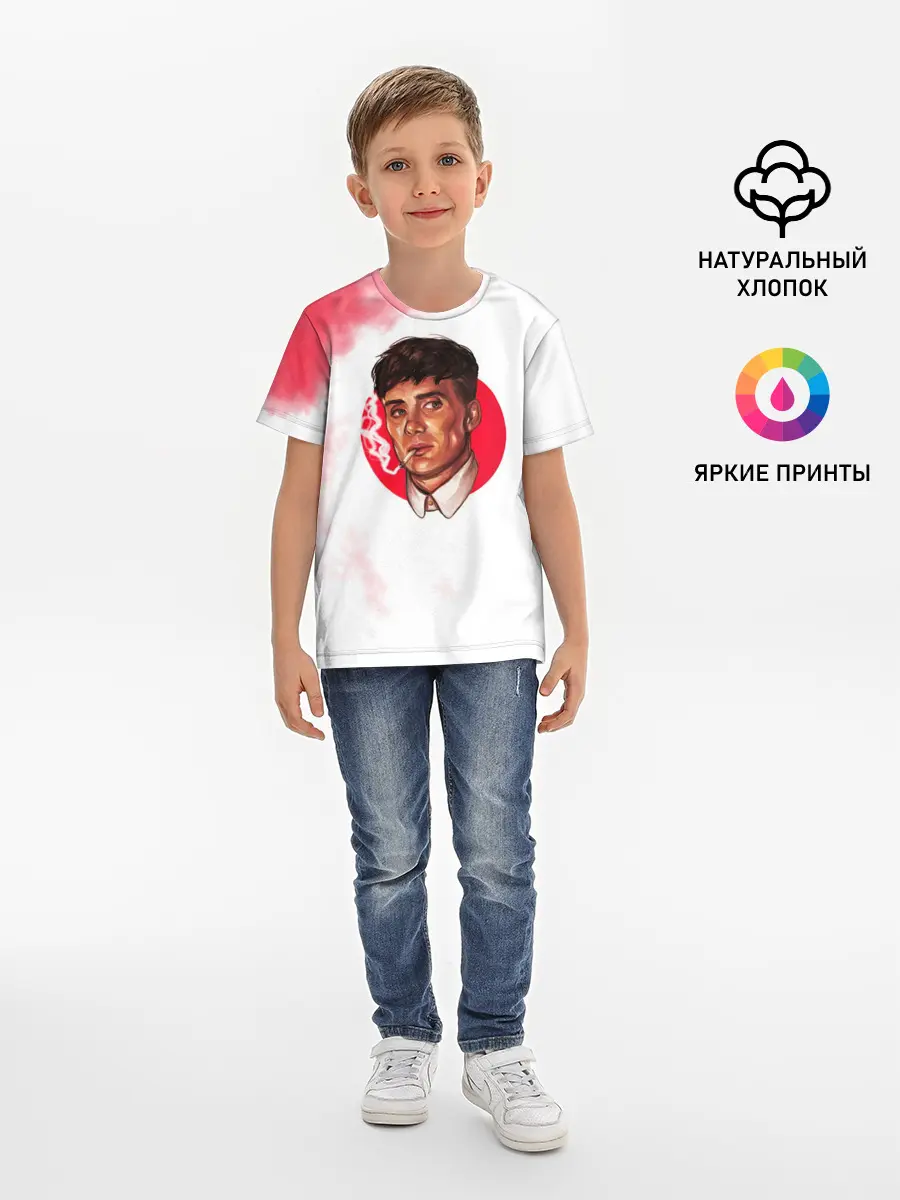 Детская базовая футболка / Томас Шелби Острые козырьки