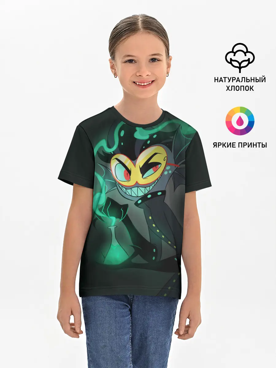 Детская базовая футболка / Отель Хазбин