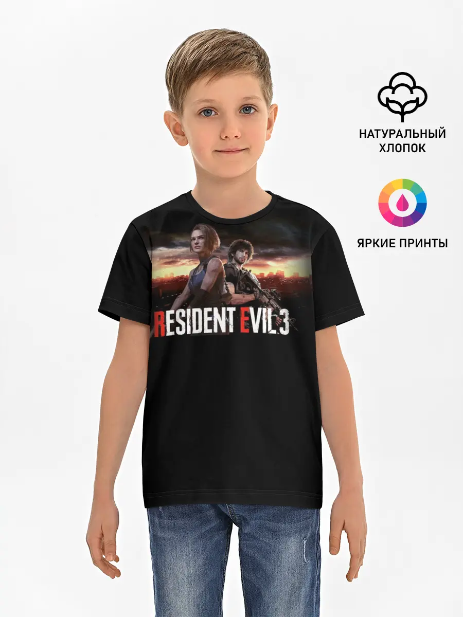 Детская базовая футболка / Resident Evil 3
