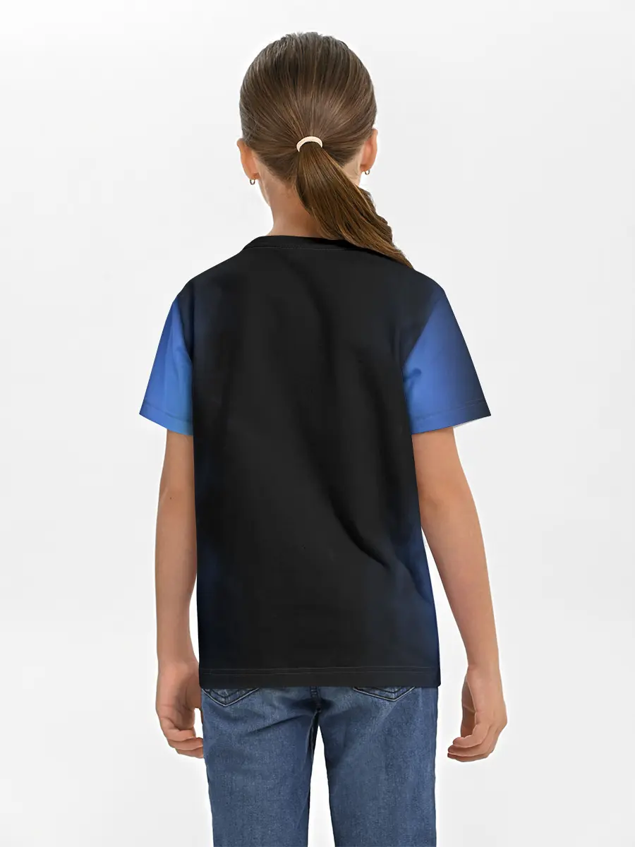 Детская базовая футболка / Грозовой кошак