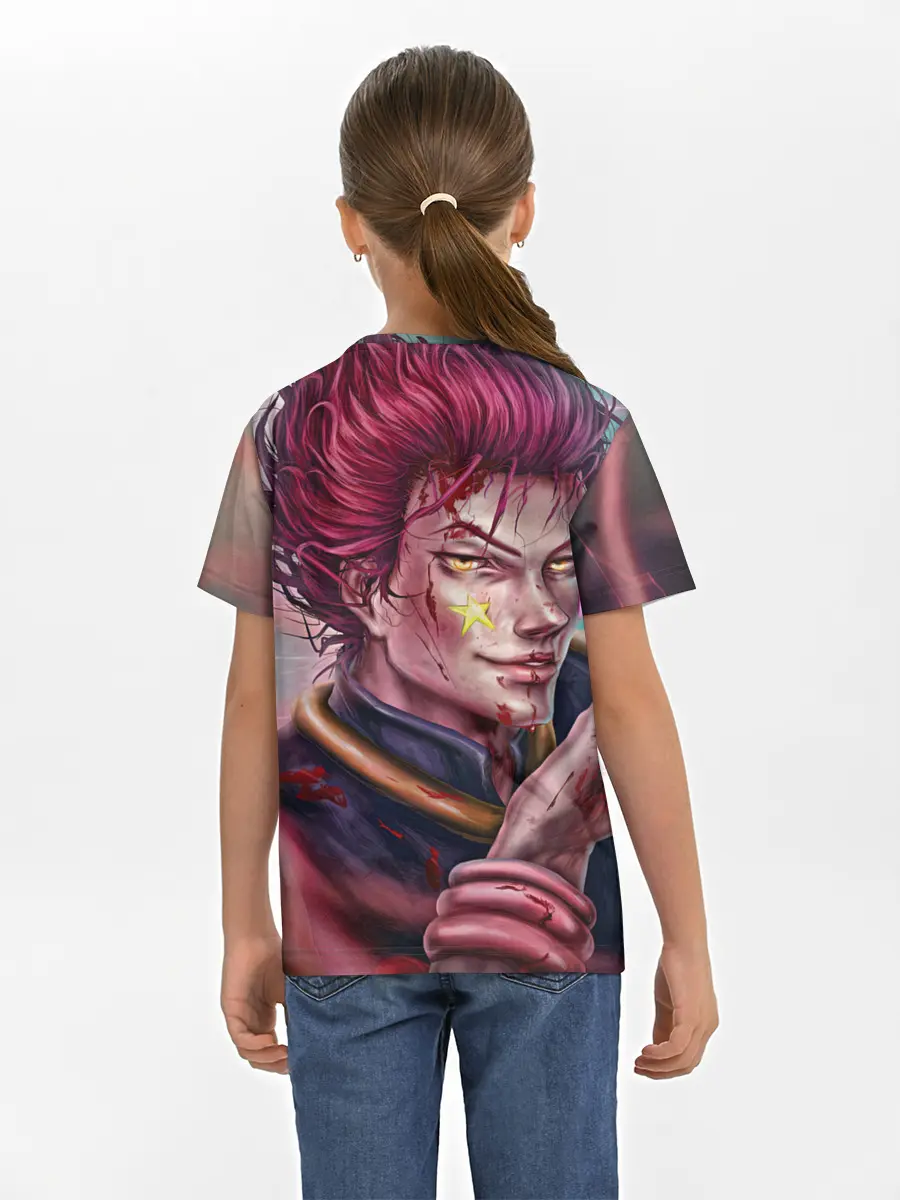 Детская базовая футболка / Хисока Мороу реалистичный арт