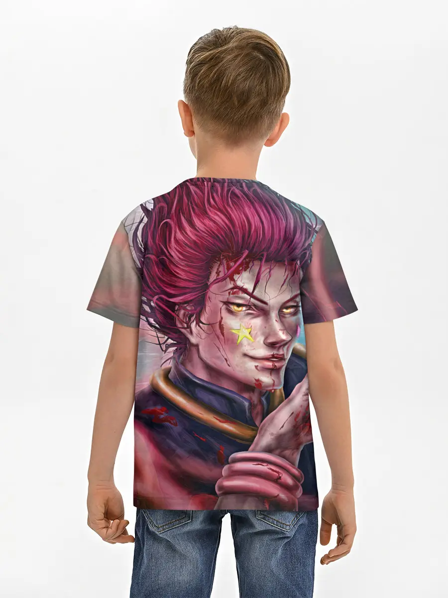 Детская базовая футболка / Хисока Мороу реалистичный арт