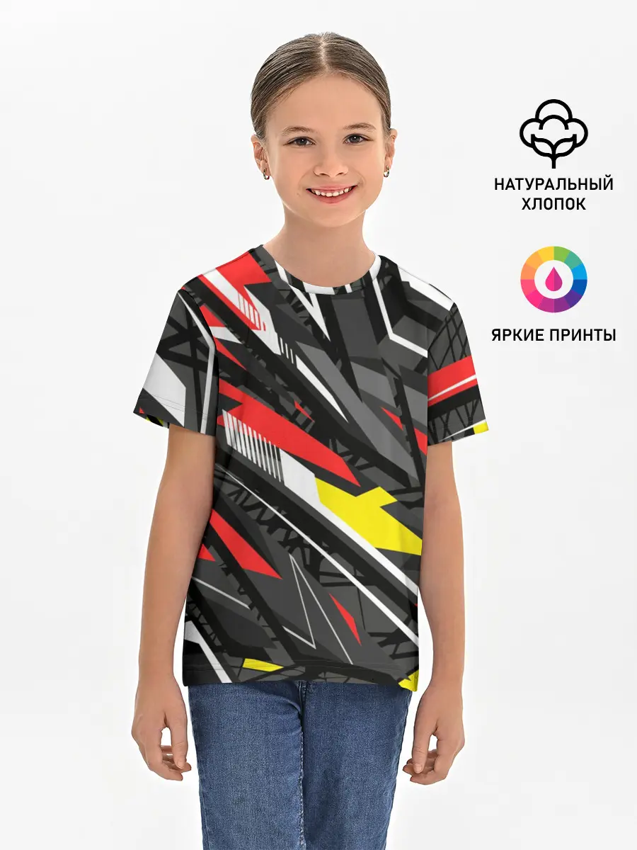 Детская базовая футболка / Фон. Абстракция.