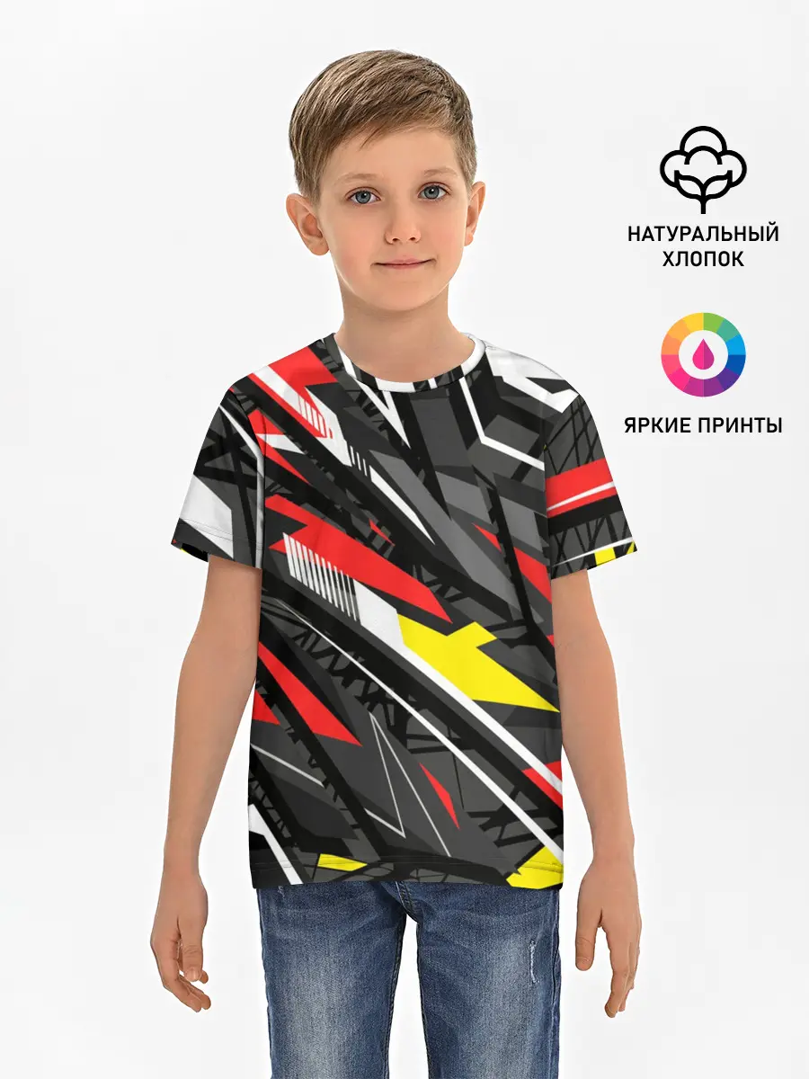 Детская базовая футболка / Фон. Абстракция.