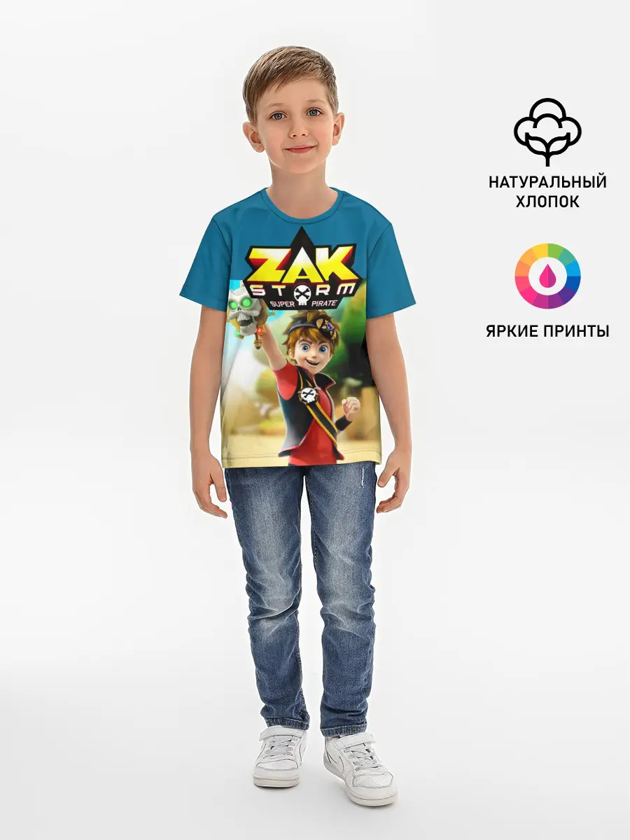 Детская базовая футболка / Zak Storm_2
