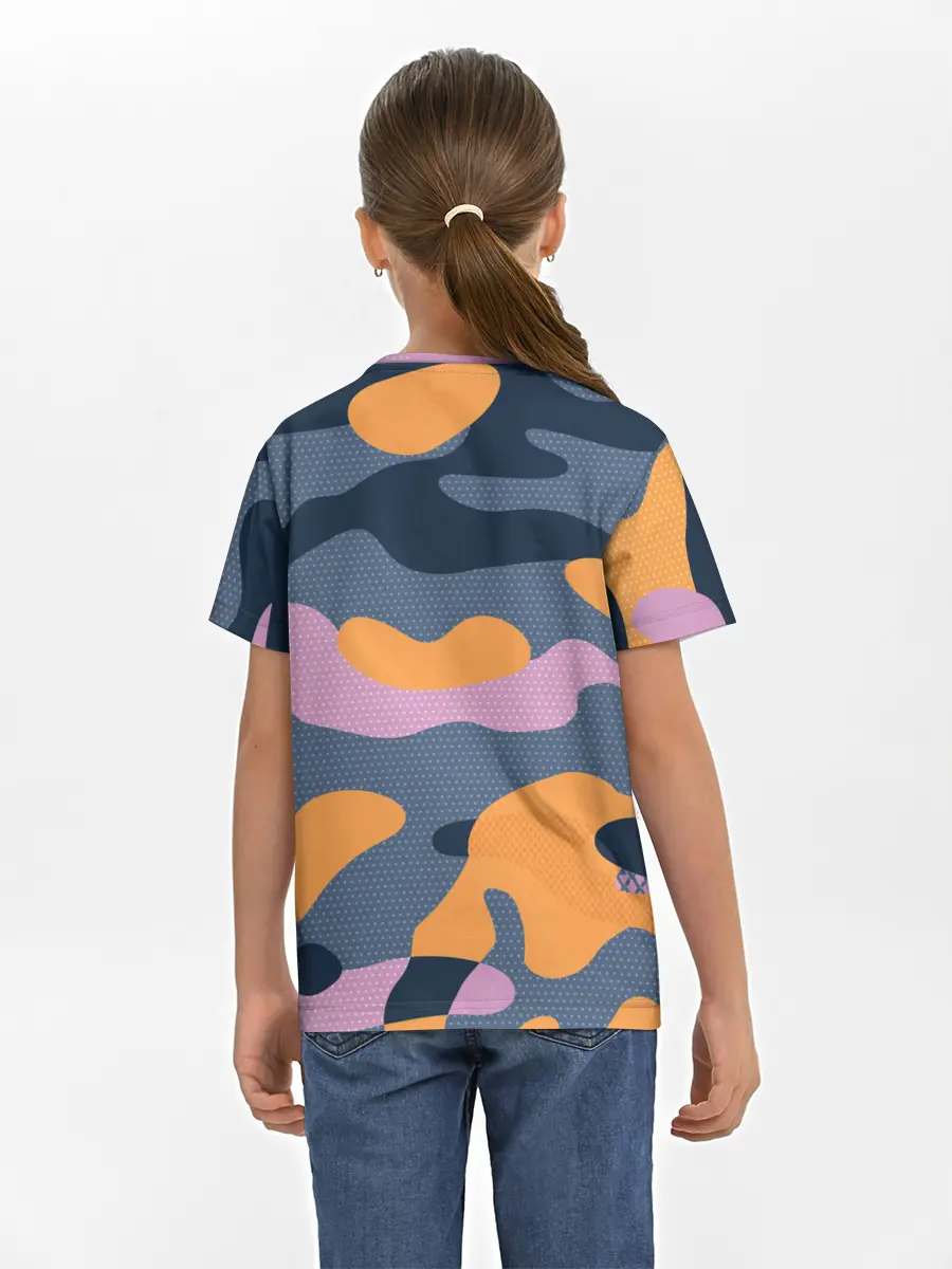 Детская базовая футболка / Спортивный милитари