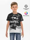 Детская базовая футболка / Opel sport geometry