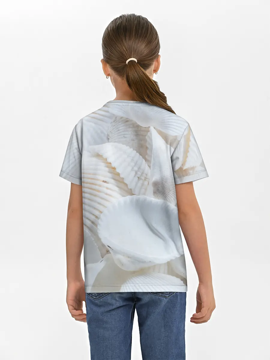 Детская базовая футболка / Ракушки