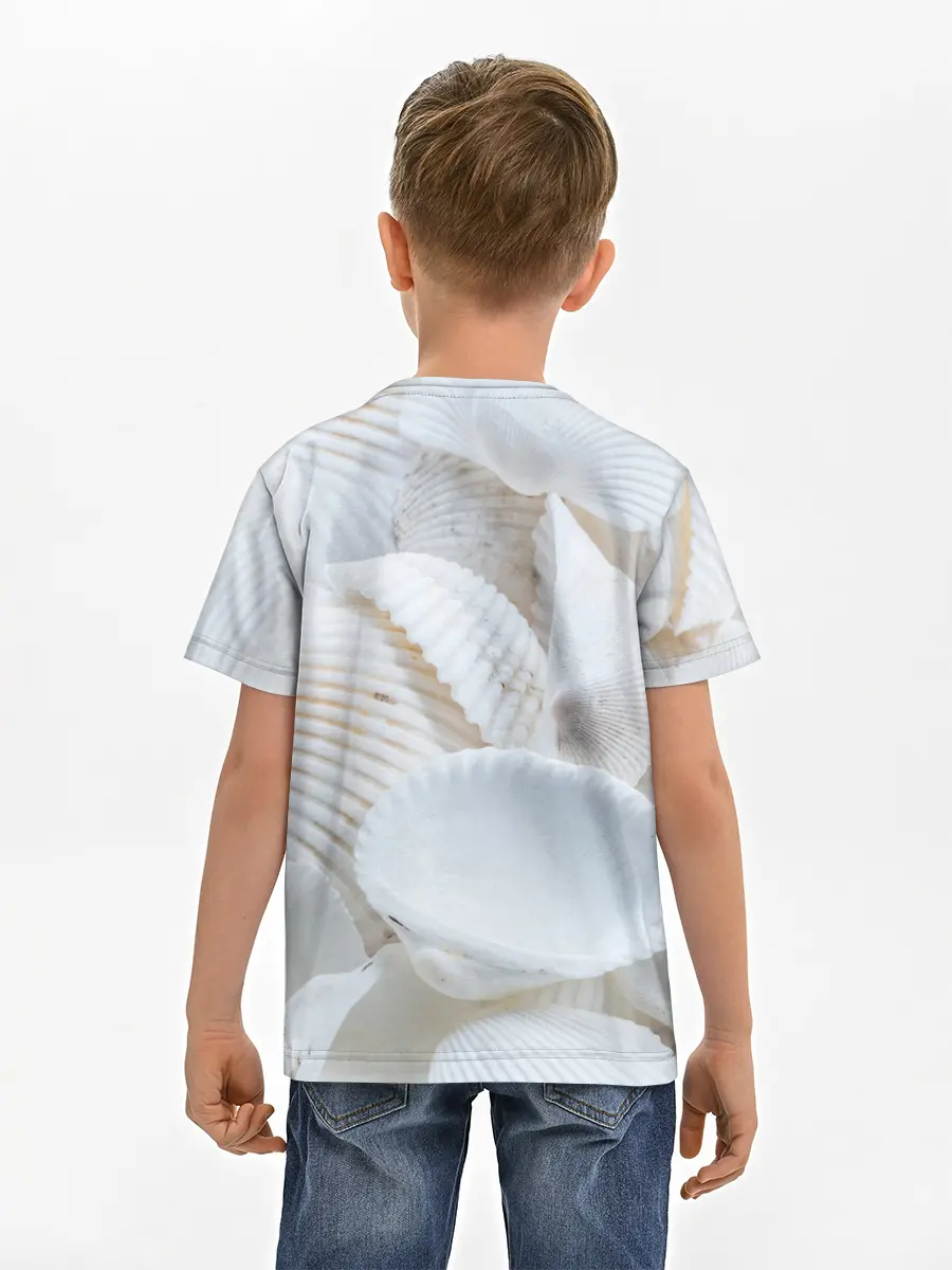 Детская базовая футболка / Ракушки