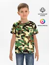 Детская базовая футболка / Камуфляж
