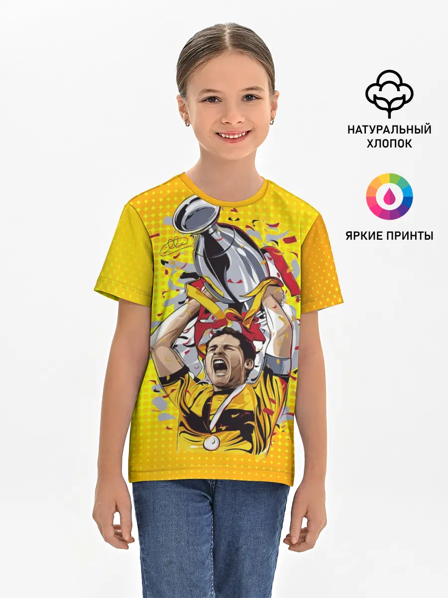 Детская базовая футболка / Iker Casillas