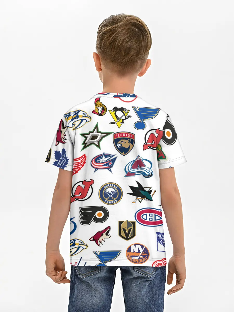 Детская базовая футболка / NHL PATTERN
