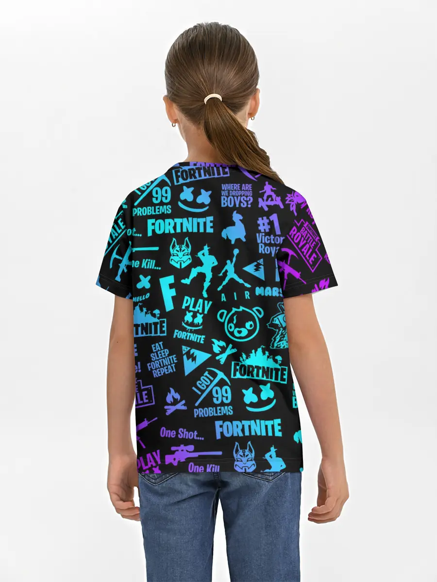 Детская базовая футболка / FORTNITE