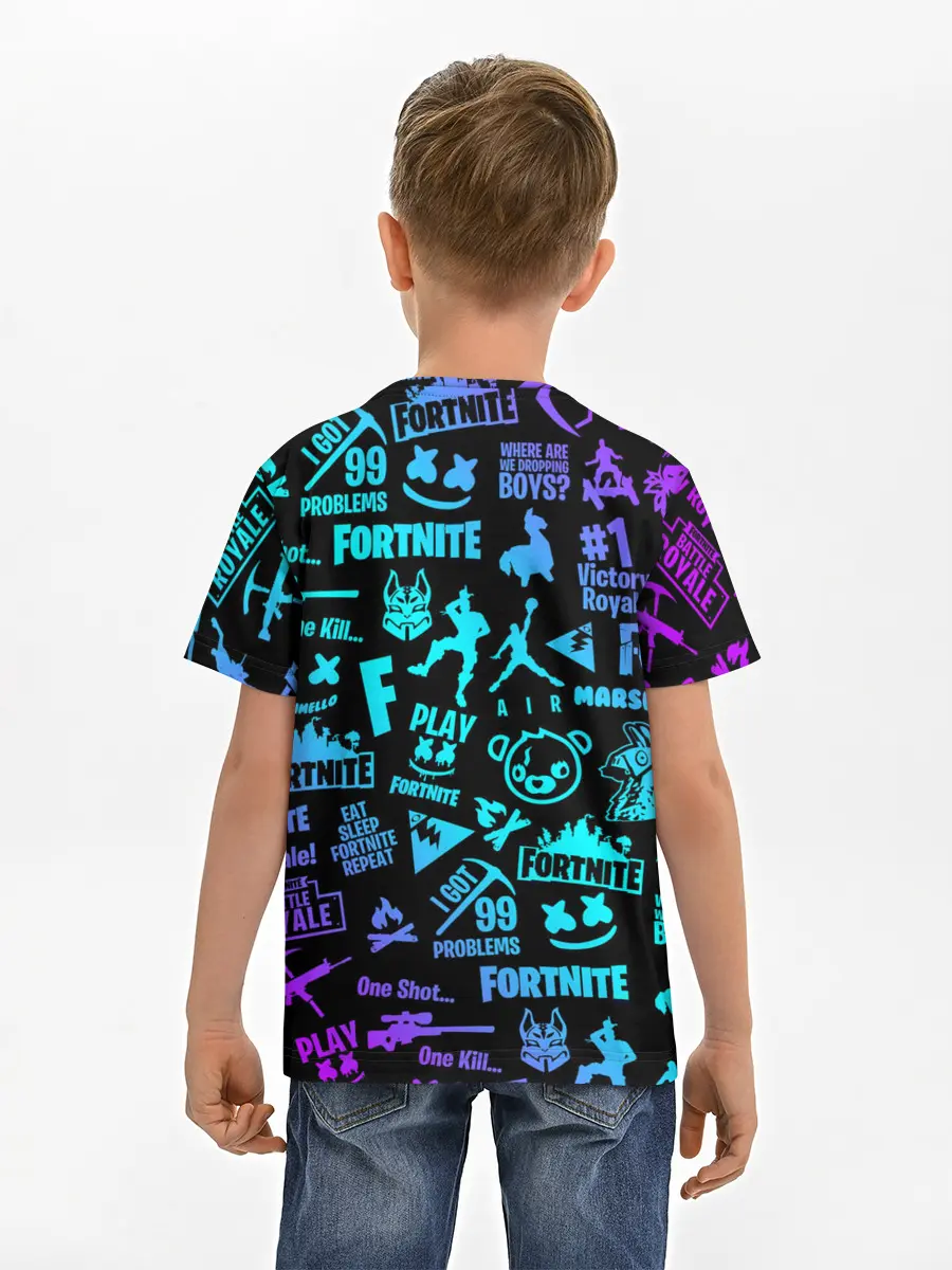Детская базовая футболка / FORTNITE