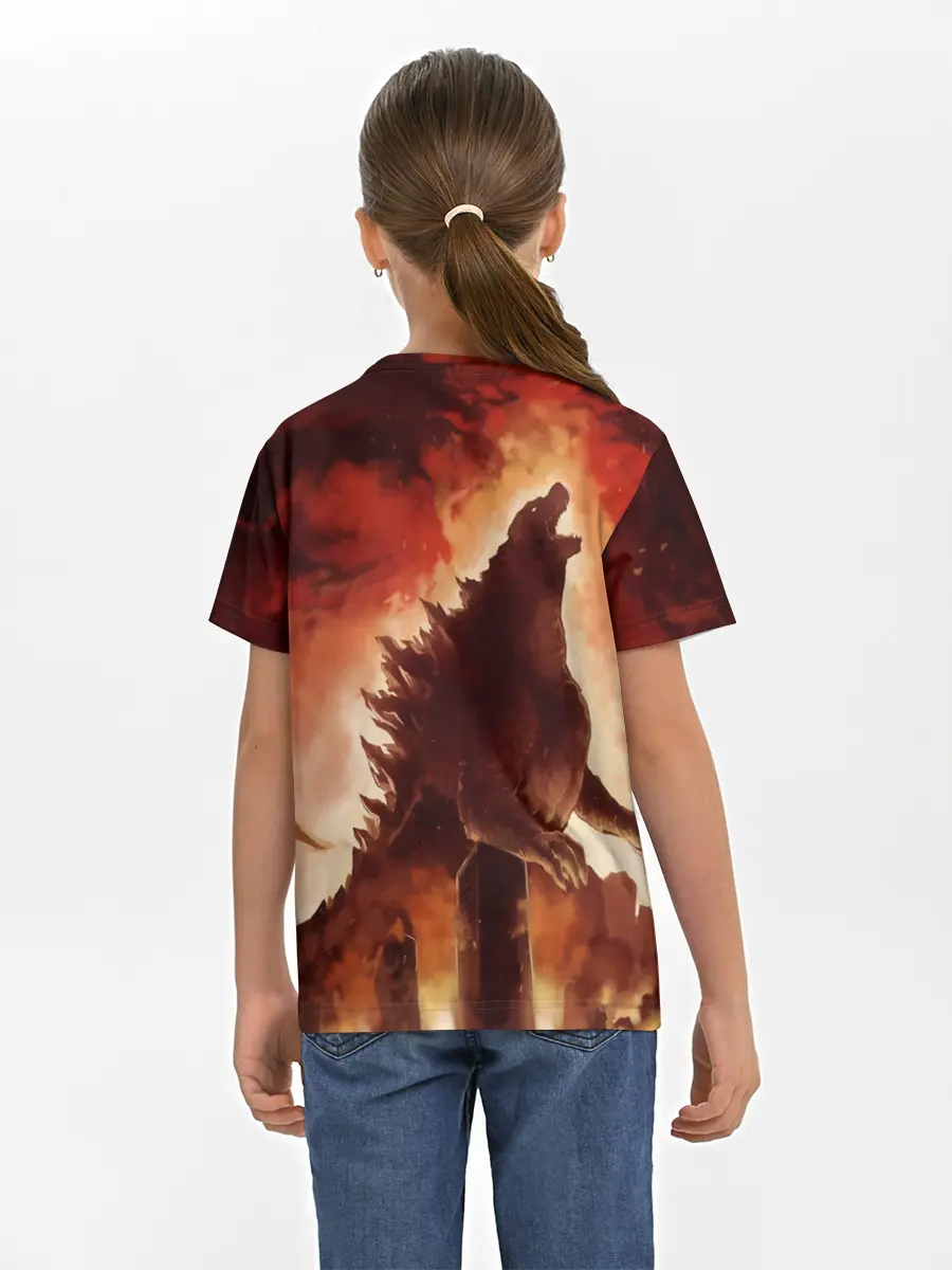 Детская базовая футболка / GODZILLA