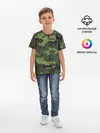 Детская базовая футболка / Военный камуфляж