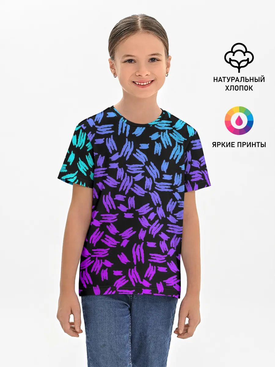 Детская базовая футболка / PATTERN MONSTER ENERGY