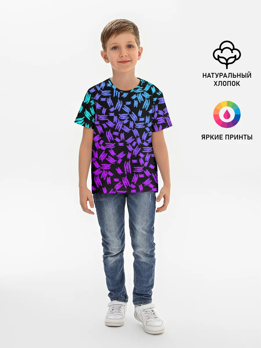 Детская базовая футболка / PATTERN MONSTER ENERGY