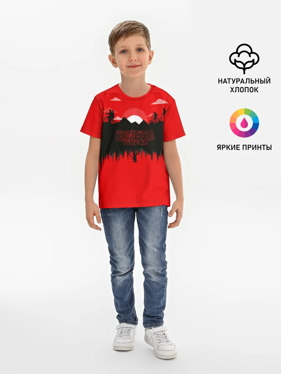 Детская базовая футболка / Очень странные дела