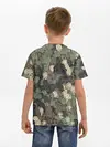 Детская базовая футболка / Камуфляж из матрёшек