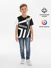Детская базовая футболка / JUVENTUS / ЮВЕНТУС / ПОЛОСЫ