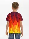 Детская базовая футболка / Меха скелет | Steampunk Fire