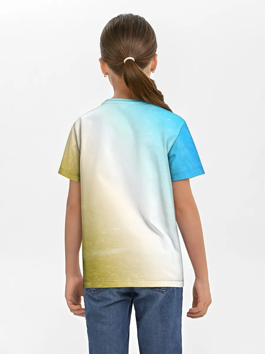 Детская базовая футболка / Поп Ит - Глитч