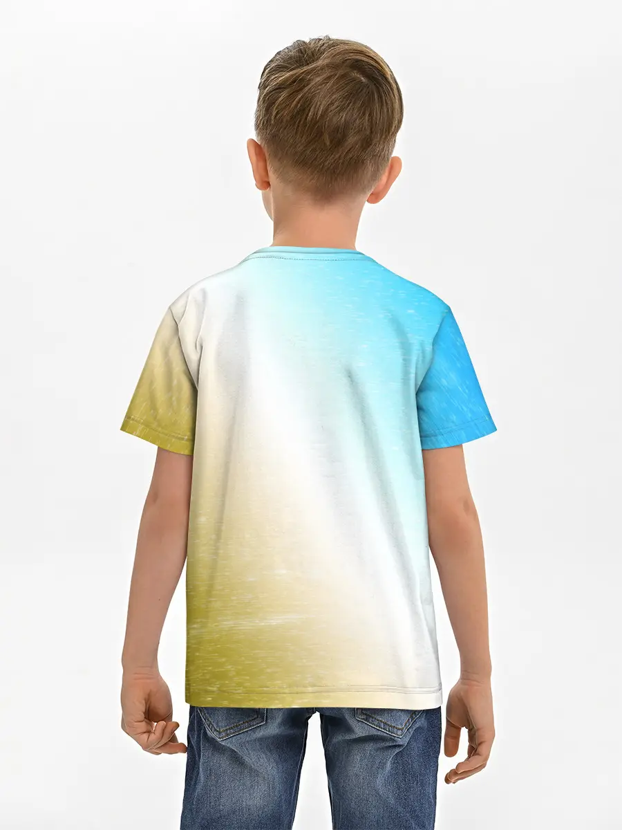 Детская базовая футболка / Поп Ит - Глитч