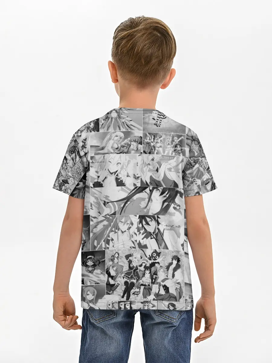 Детская базовая футболка / Все герои Фейри Тейл