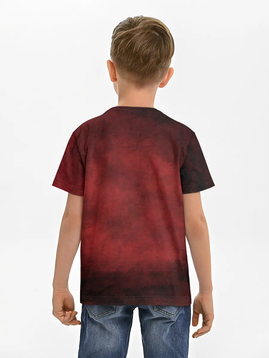 Детская базовая футболка / Шоё Хината прыжок | Haikyu!!