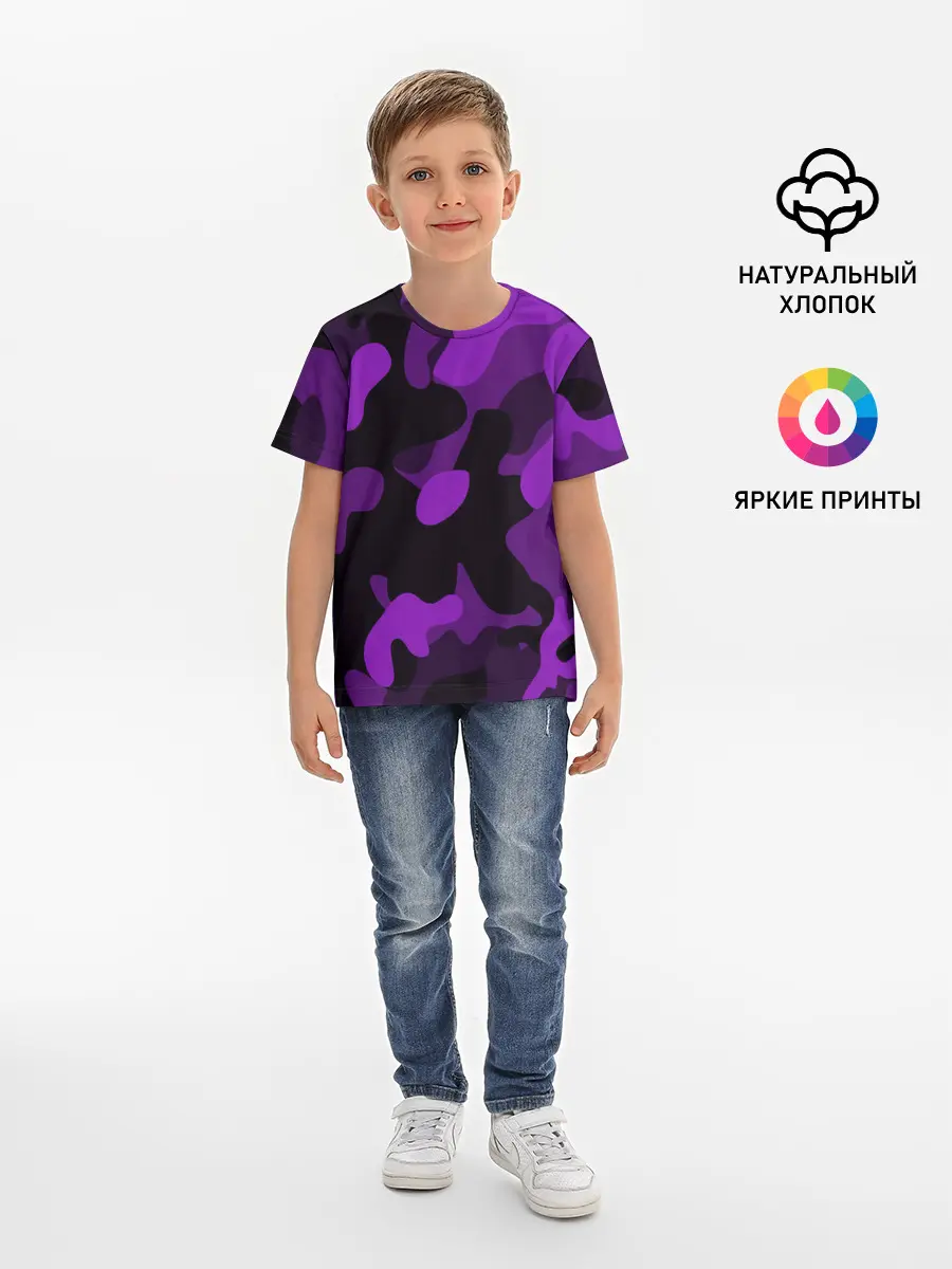 Детская базовая футболка / Камуфляж