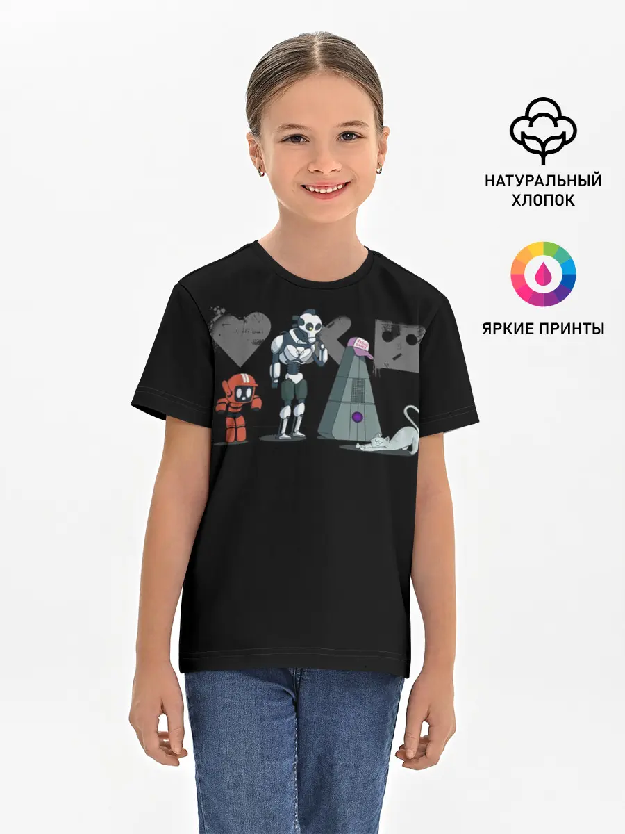 Детская базовая футболка / Любовь, Смерть & Роботы
