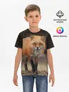 Детская базовая футболка / Хитрая лисица