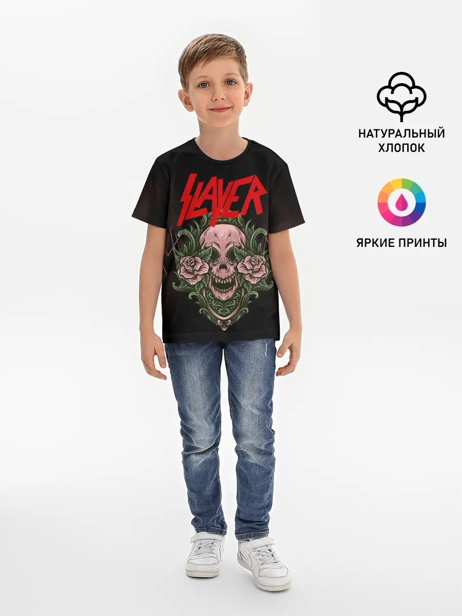 Детская базовая футболка / SLAYER | УБИЙЦА