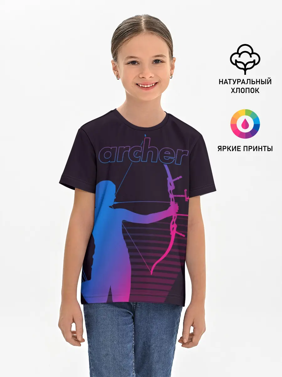Детская базовая футболка / Archer