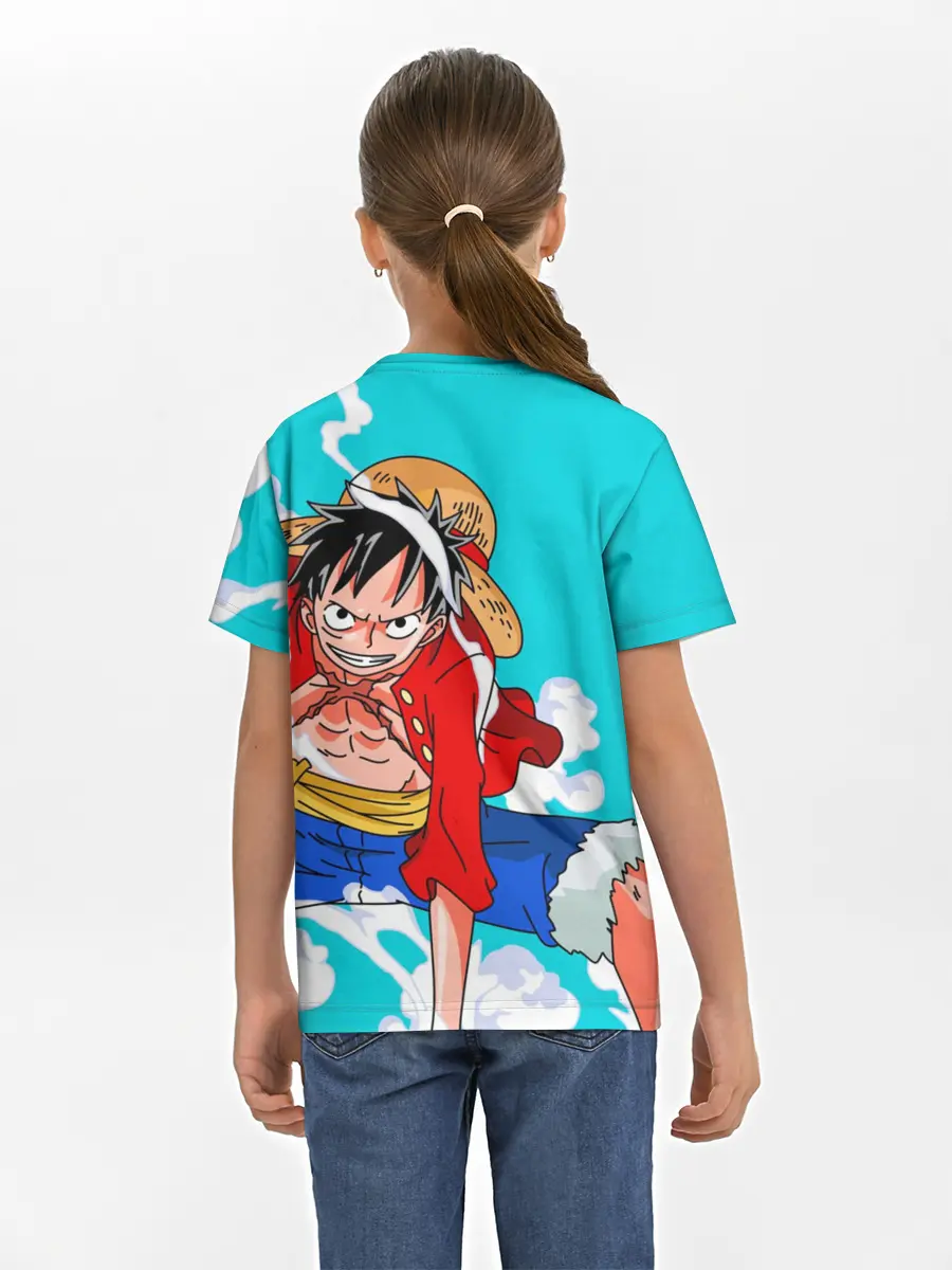 Детская базовая футболка / Ван-Пис, Гому Гому но Ми