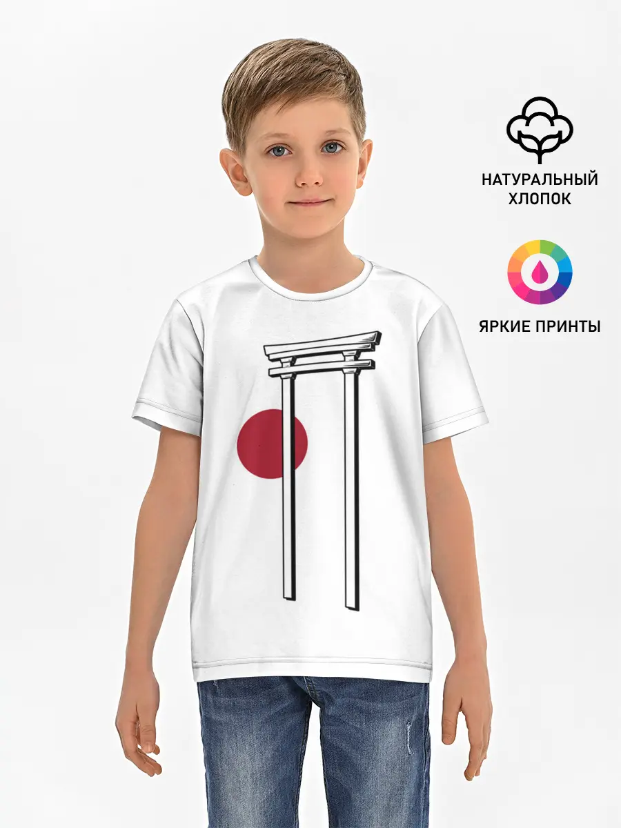 Детская базовая футболка / Япония Тории | Torii in Japan