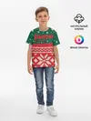 Детская базовая футболка / Новогодний Дмитрий