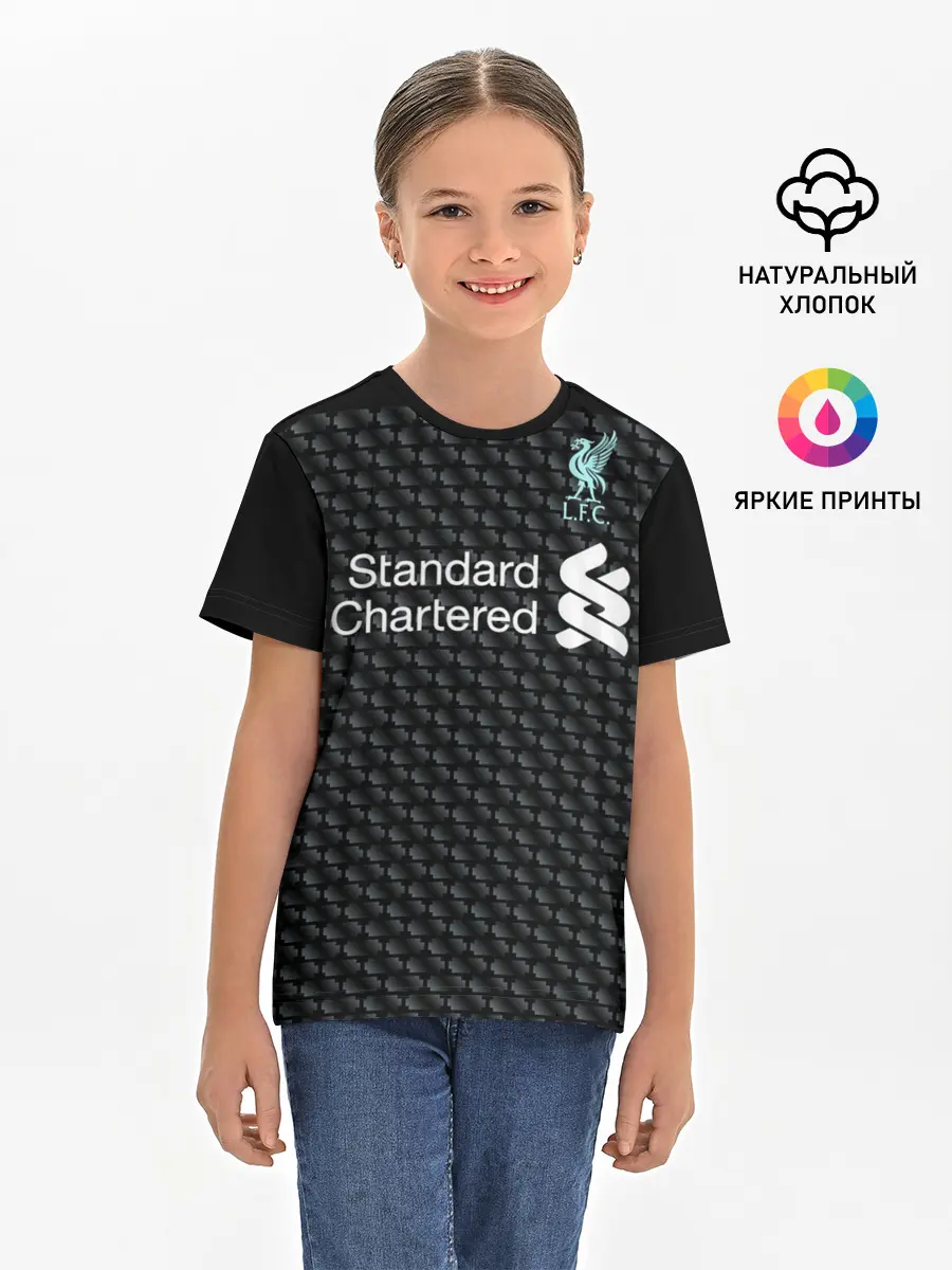 Детская базовая футболка / Liverpool third 19-20
