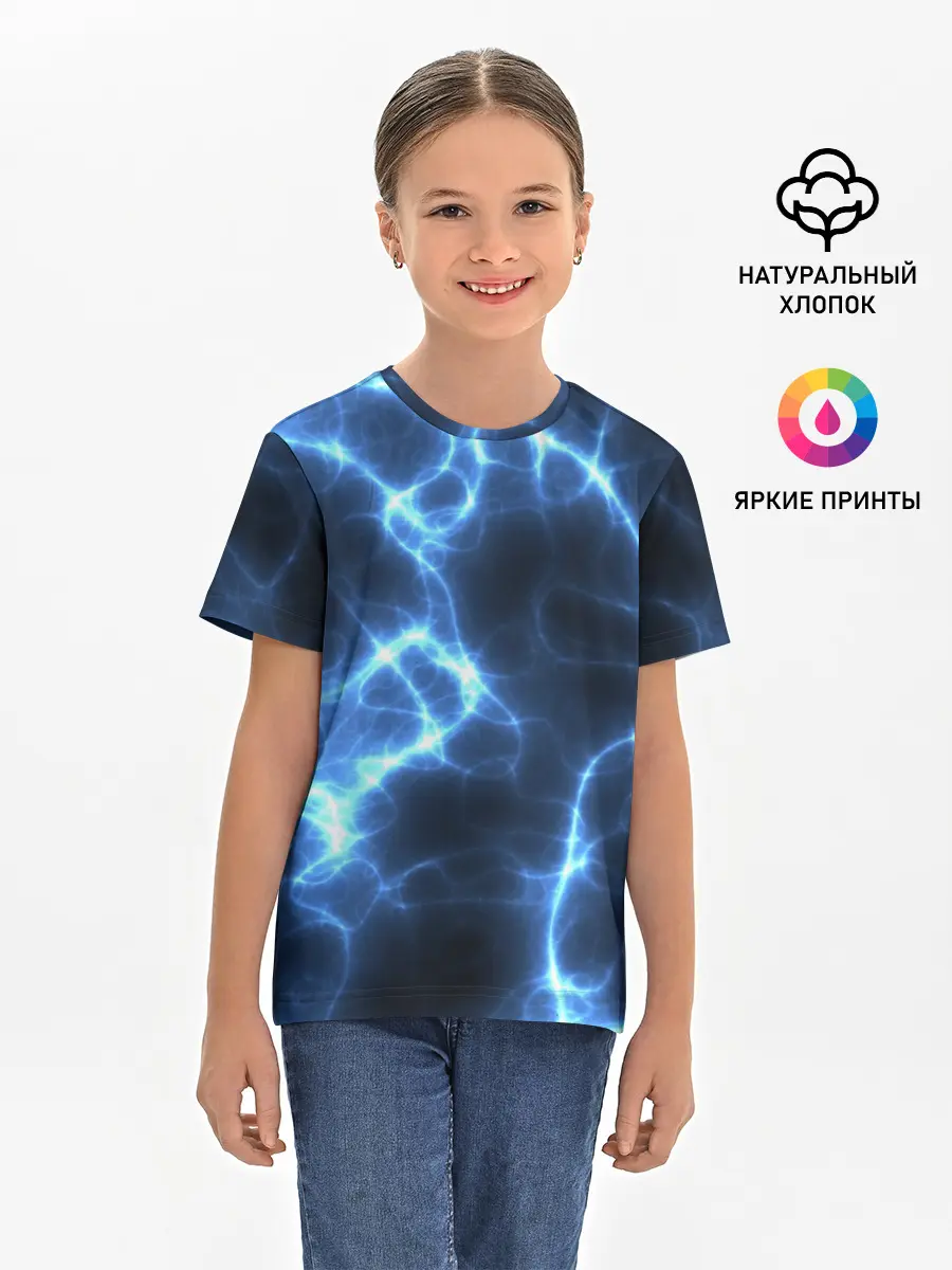 Детская базовая футболка / Электро