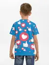Детская базовая футболка / Лайки и сердечки