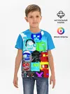 Детская базовая футболка / GEOMETRY DASH / ГЕОМЕТРИ ДАШ