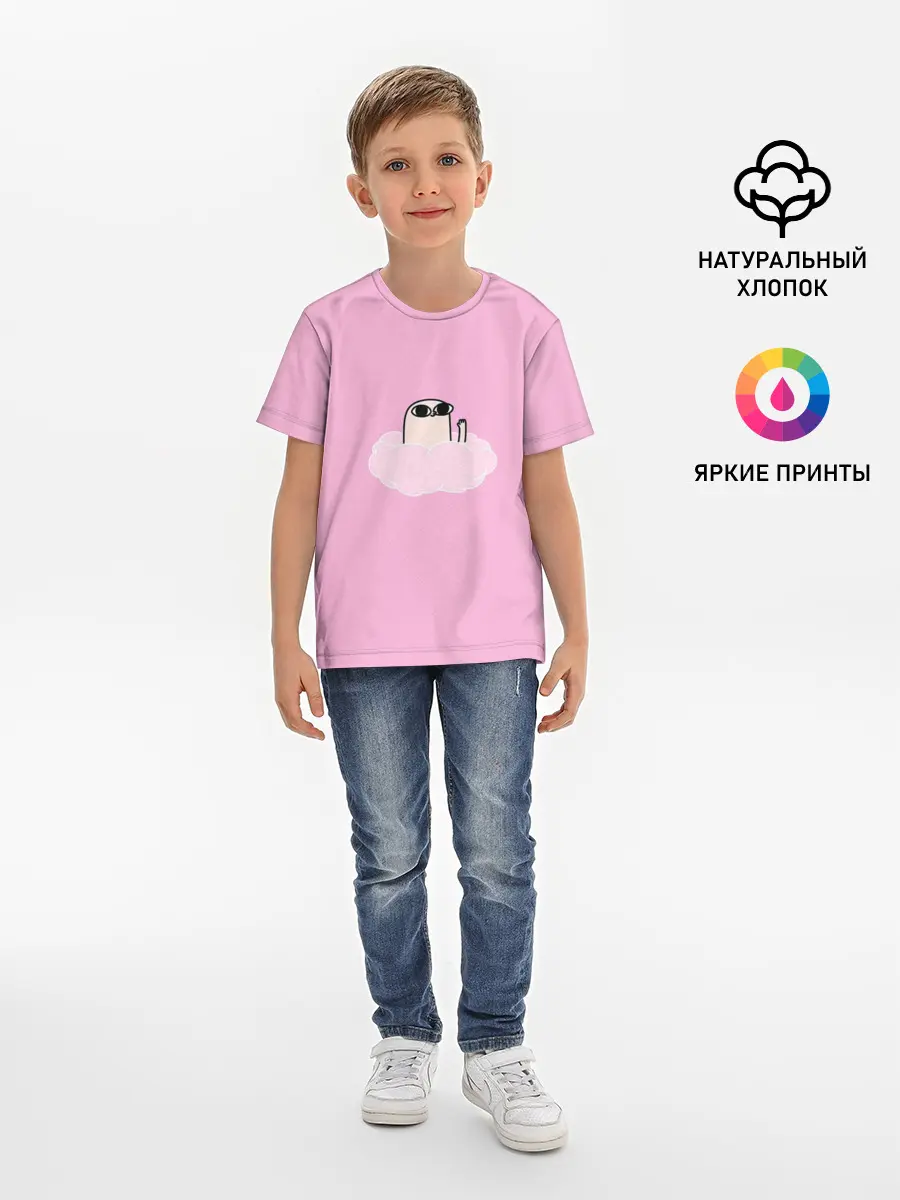 Детская базовая футболка / мем