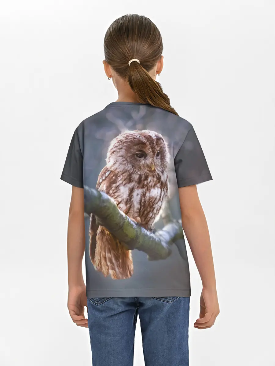 Детская базовая футболка / Сова