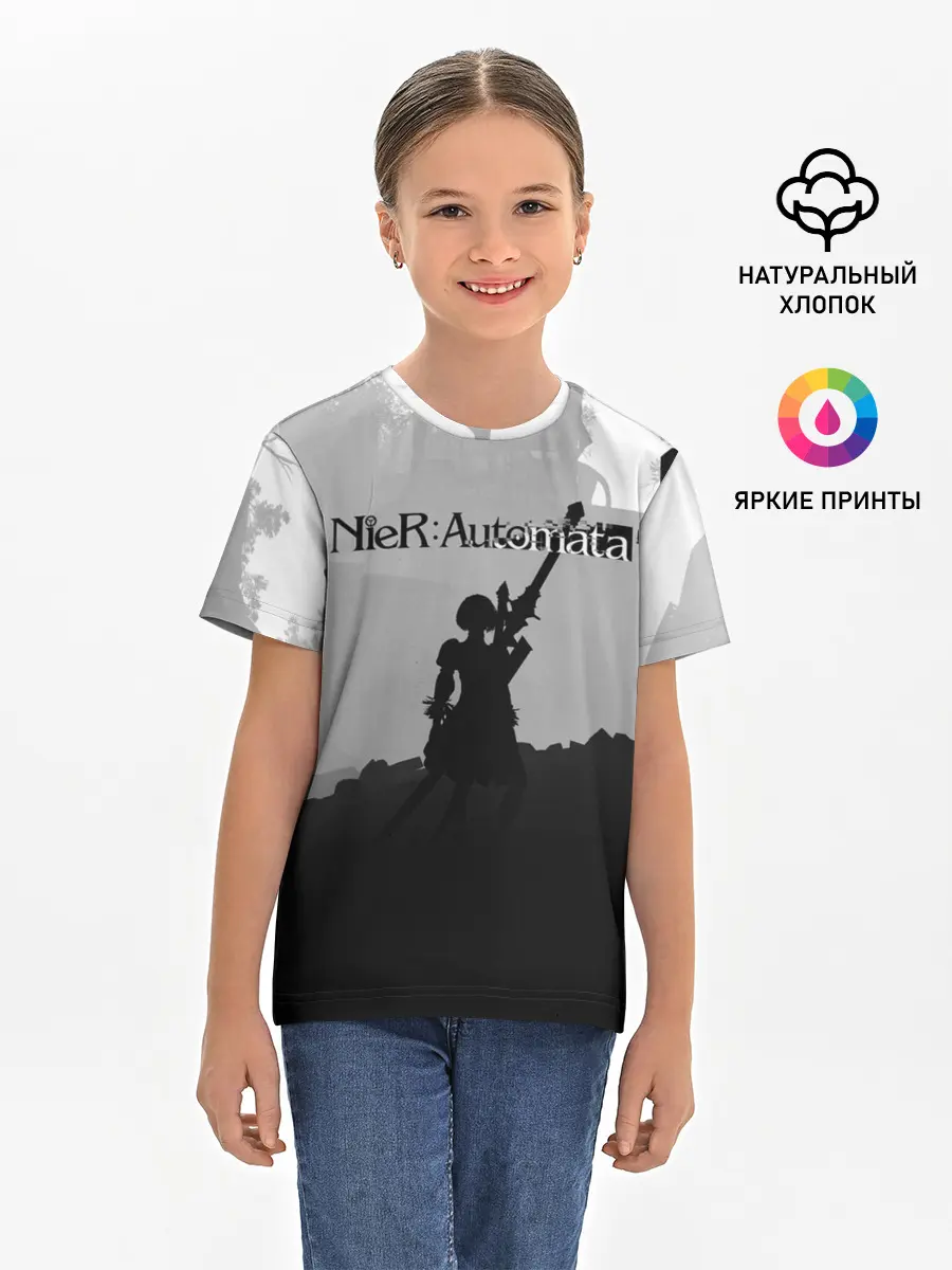 Детская базовая футболка / Nier Automata