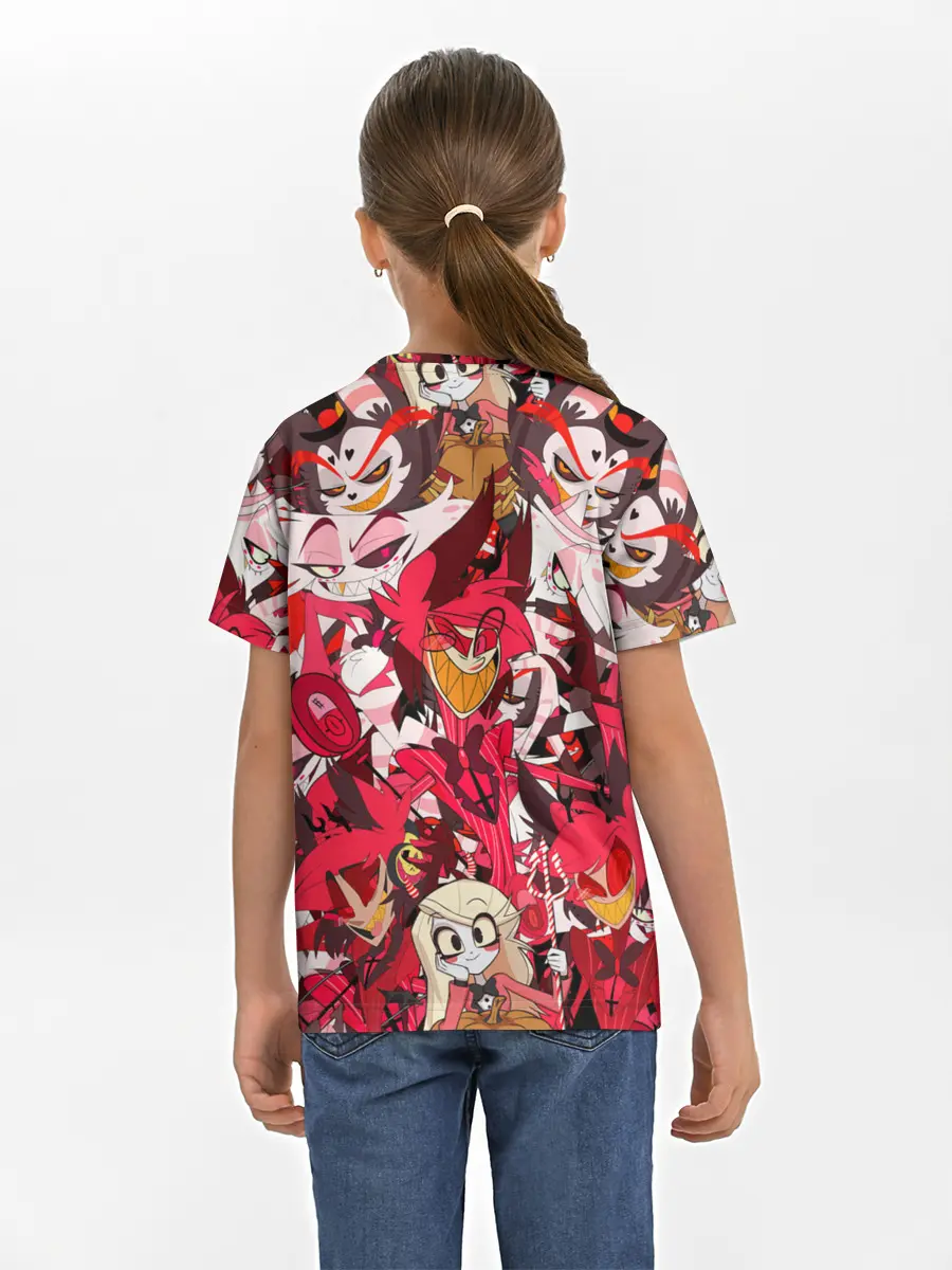 Детская базовая футболка / ОТЕЛЬ ХАЗБИН ПЕРСОНАЖИ МУЛЬТФИЛЬМА