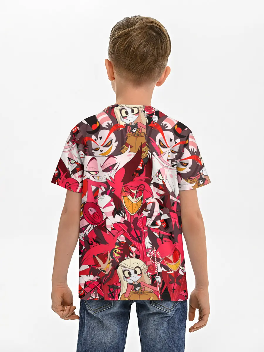 Детская базовая футболка / ОТЕЛЬ ХАЗБИН ПЕРСОНАЖИ МУЛЬТФИЛЬМА